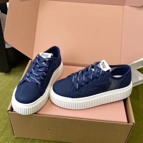 Wholesale MIU MIU Casual Shoes For Women #1453127 $100.00 USD, Wholesale Quality Replica MIU MIU Casual Shoes