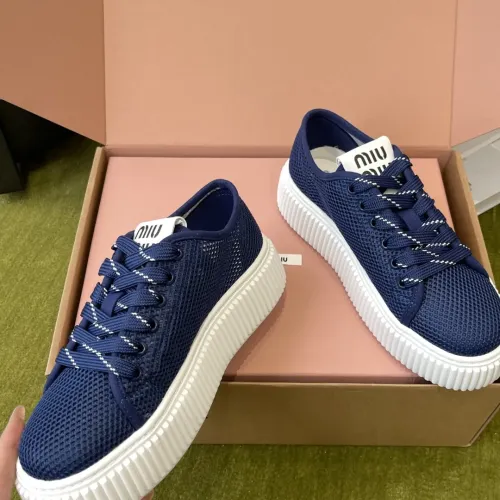 Replica MIU MIU Casual Shoes For Women #1453127 $100.00 USD for Wholesale