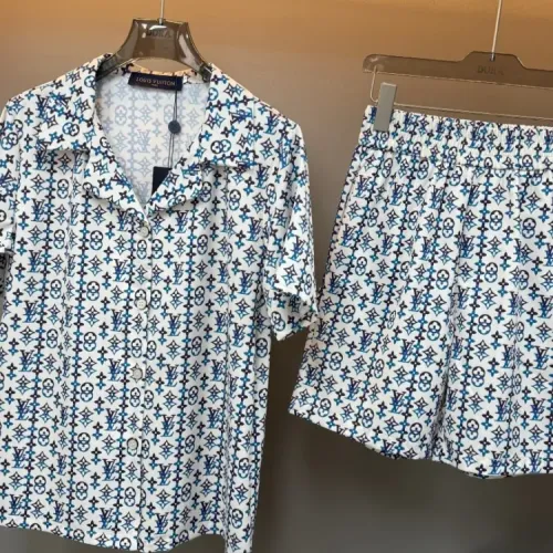 Replica Louis Vuitton LV Pajamas Short Sleeved For Women #1453144 $76.00 USD for Wholesale