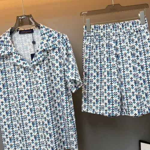Replica Louis Vuitton LV Pajamas Short Sleeved For Women #1453144 $76.00 USD for Wholesale