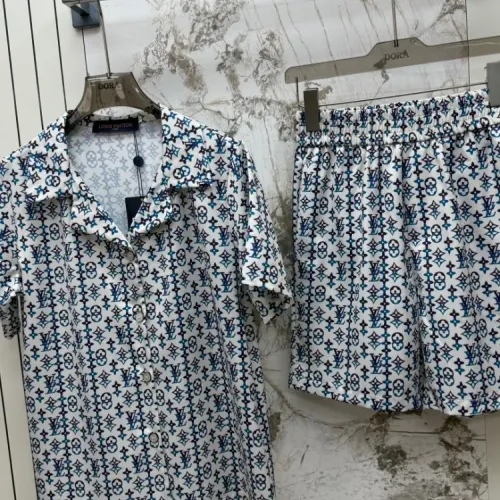 Replica Louis Vuitton LV Pajamas Short Sleeved For Women #1453144 $76.00 USD for Wholesale