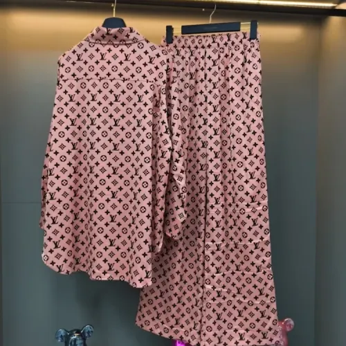 Replica Louis Vuitton LV Pajamas Long Sleeved For Women #1453147 $98.00 USD for Wholesale