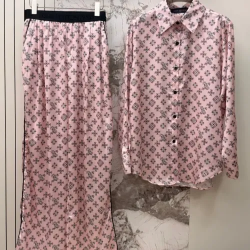 Wholesale Louis Vuitton LV Pajamas Long Sleeved For Women #1453148 $88.00 USD, Wholesale Quality Replica Louis Vuitton LV Tracksuits