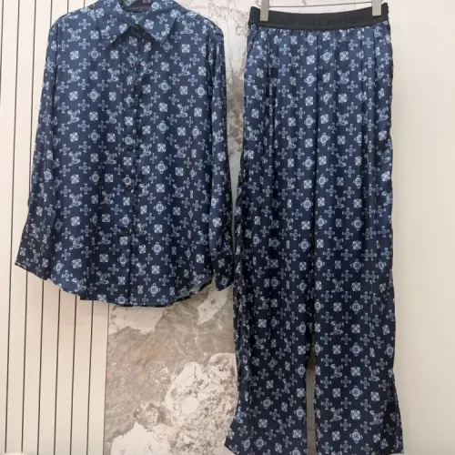 Wholesale Louis Vuitton LV Pajamas Long Sleeved For Women #1453149 $88.00 USD, Wholesale Quality Replica Louis Vuitton LV Tracksuits