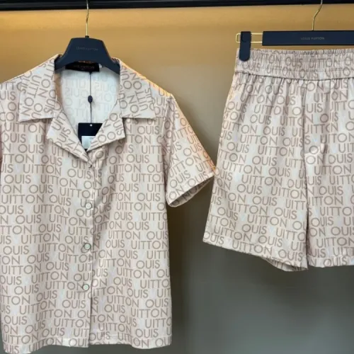 Replica Louis Vuitton LV Pajamas Short Sleeved For Women #1453153 $76.00 USD for Wholesale