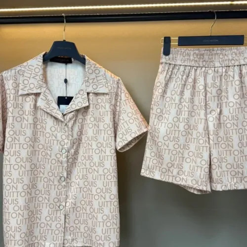 Replica Louis Vuitton LV Pajamas Short Sleeved For Women #1453153 $76.00 USD for Wholesale