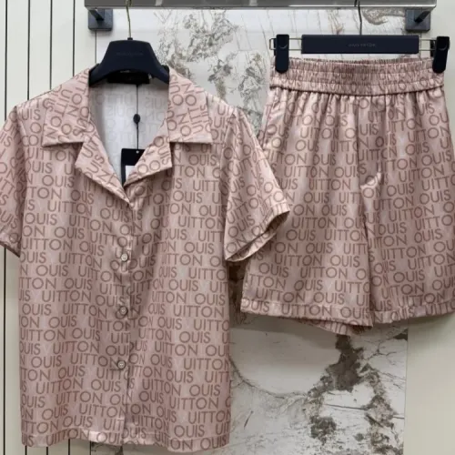 Replica Louis Vuitton LV Pajamas Short Sleeved For Women #1453153 $76.00 USD for Wholesale
