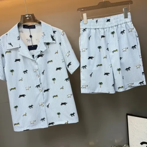 Replica Louis Vuitton LV Pajamas Short Sleeved For Women #1453155 $76.00 USD for Wholesale