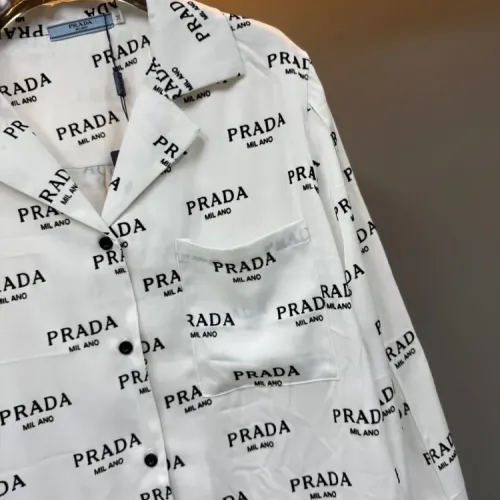 Replica Prada Pajamas Long Sleeved For Women #1453157 $92.00 USD for Wholesale