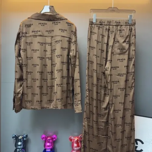 Replica Prada Pajamas Long Sleeved For Women #1453159 $92.00 USD for Wholesale