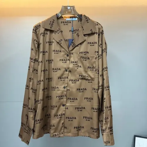 Replica Prada Pajamas Long Sleeved For Women #1453159 $92.00 USD for Wholesale