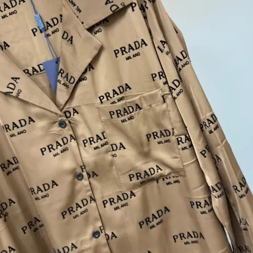 Replica Prada Pajamas Long Sleeved For Women #1453159 $92.00 USD for Wholesale