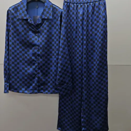 Wholesale Louis Vuitton LV Pajamas Long Sleeved For Women #1453188 $88.00 USD, Wholesale Quality Replica Louis Vuitton LV Tracksuits
