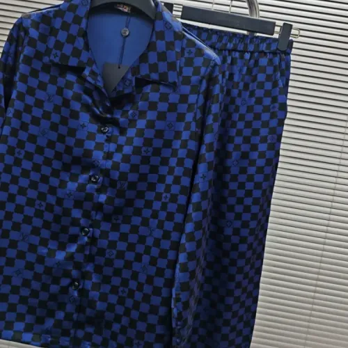 Replica Louis Vuitton LV Pajamas Long Sleeved For Women #1453188 $88.00 USD for Wholesale