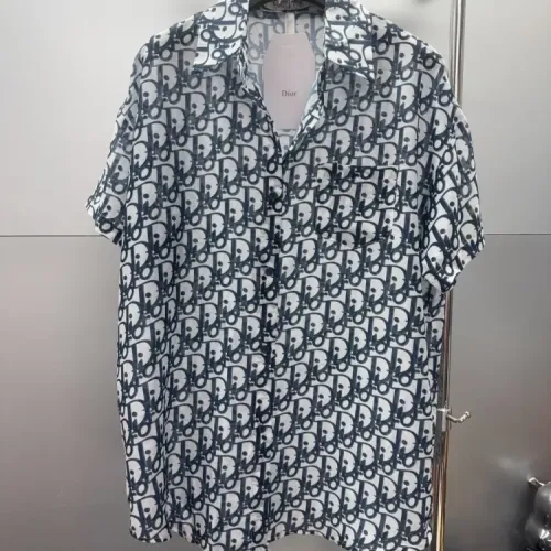 Replica Christian Dior Pajamas Short Sleeved For Women #1453191 $76.00 USD for Wholesale