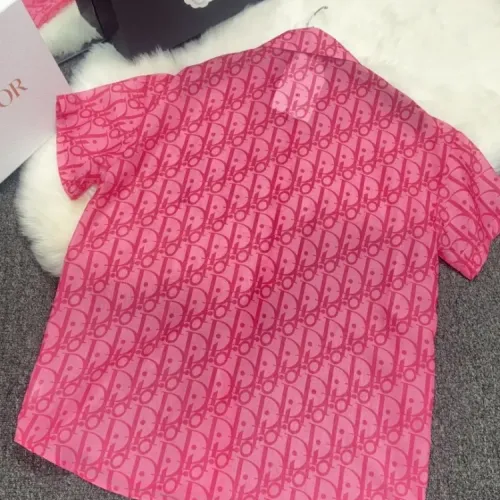 Replica Christian Dior Pajamas Short Sleeved For Women #1453193 $76.00 USD for Wholesale