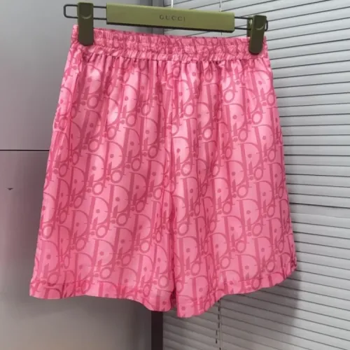 Replica Christian Dior Pajamas Short Sleeved For Women #1453193 $76.00 USD for Wholesale