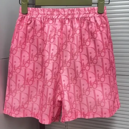 Replica Christian Dior Pajamas Short Sleeved For Women #1453193 $76.00 USD for Wholesale