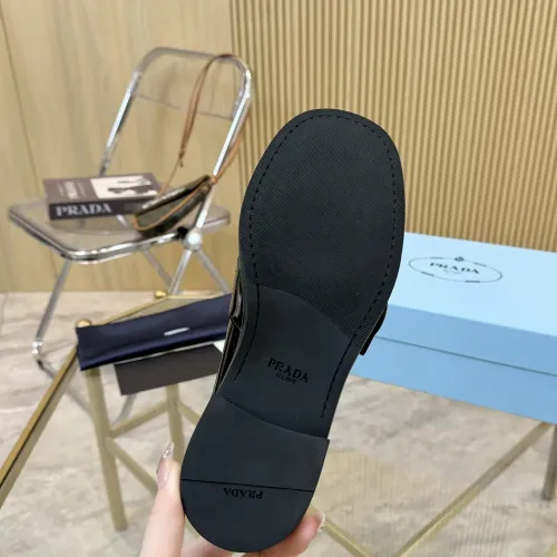 Replica Prada Leather Shoes For Women #1453199 $100.00 USD for Wholesale