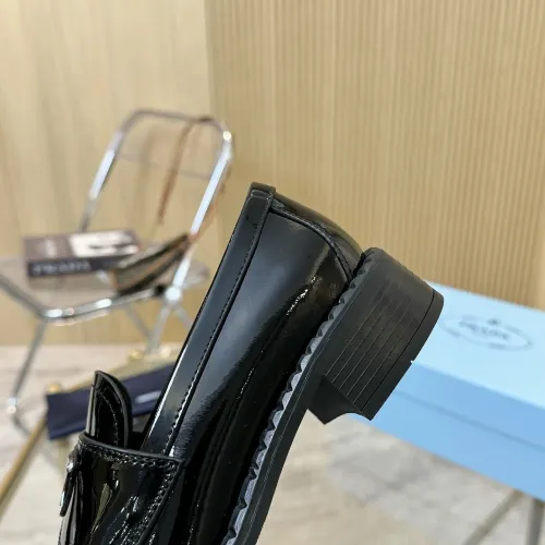 Replica Prada Leather Shoes For Women #1453201 $100.00 USD for Wholesale
