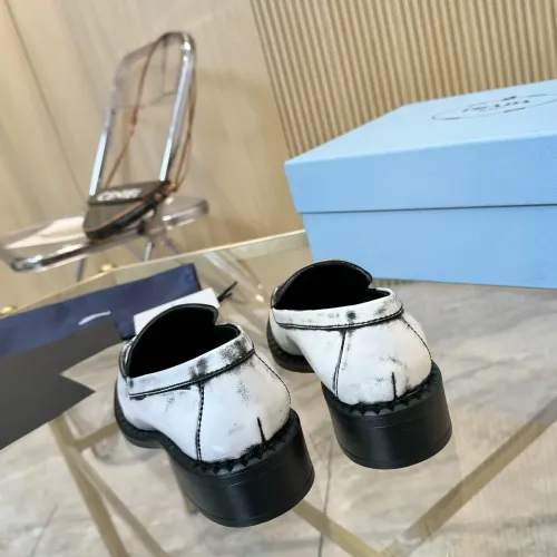 Replica Prada Leather Shoes For Women #1453208 $105.00 USD for Wholesale