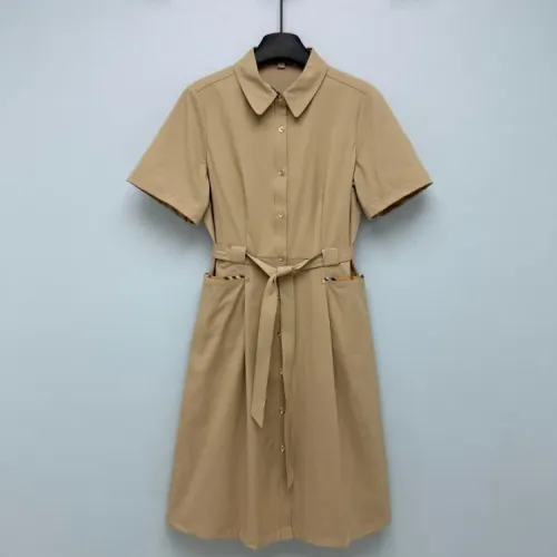 Wholesale Burberry Dresses Short Sleeved For Women #1453214 $128.00 USD, Wholesale Quality Replica Burberry Dresses