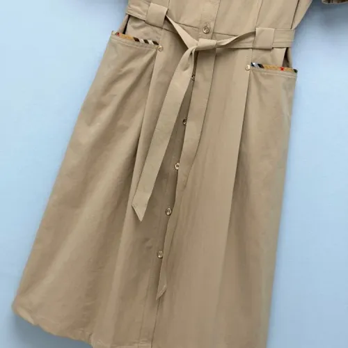Replica Burberry Dresses Short Sleeved For Women #1453214 $128.00 USD for Wholesale