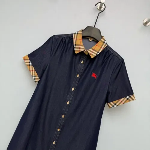 Replica Burberry Dresses Short Sleeved For Women #1453217 $130.00 USD for Wholesale