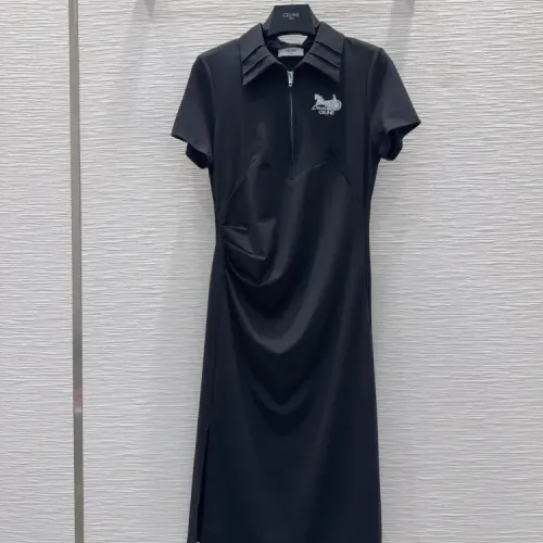 Wholesale Celine Dresses Short Sleeved For Women #1453219 $72.00 USD, Wholesale Quality Replica Celine Dresses