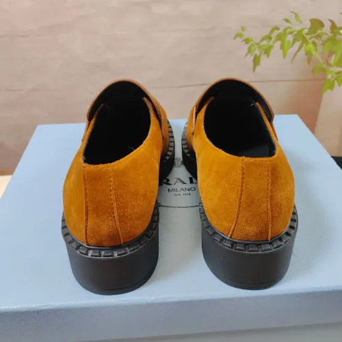 Replica Prada Leather Shoes For Men #1453220 $98.00 USD for Wholesale