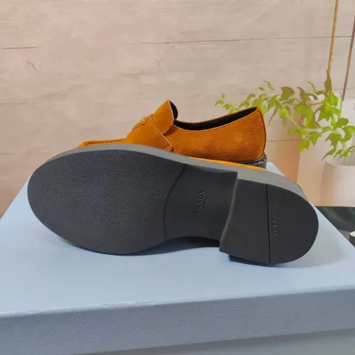 Replica Prada Leather Shoes For Men #1453220 $98.00 USD for Wholesale
