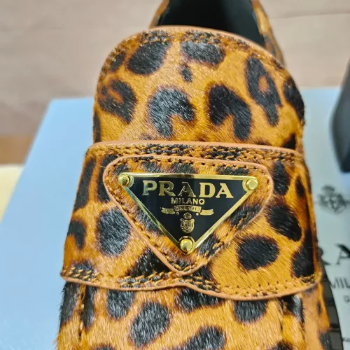 Replica Prada Leather Shoes For Men #1453226 $98.00 USD for Wholesale