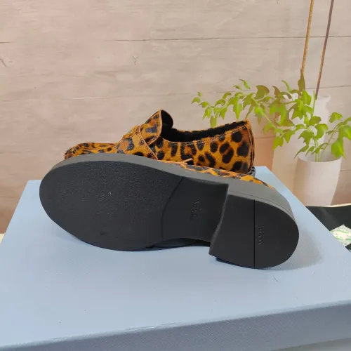 Replica Prada Leather Shoes For Men #1453226 $98.00 USD for Wholesale