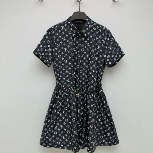 Wholesale Louis Vuitton LV Dresses Short Sleeved For Women #1453228 $125.00 USD, Wholesale Quality Replica Louis Vuitton LV Dresses