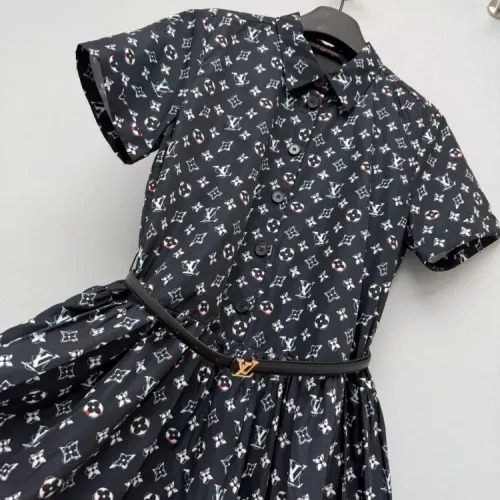 Replica Louis Vuitton LV Dresses Short Sleeved For Women #1453228 $125.00 USD for Wholesale