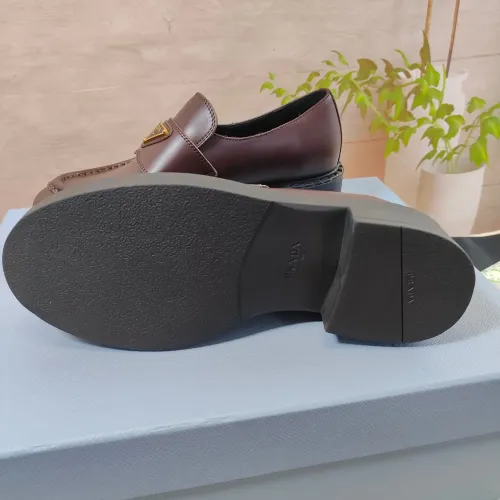 Replica Prada Leather Shoes For Men #1453229 $98.00 USD for Wholesale