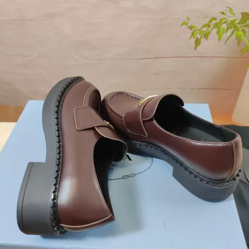 Replica Prada Leather Shoes For Men #1453229 $98.00 USD for Wholesale