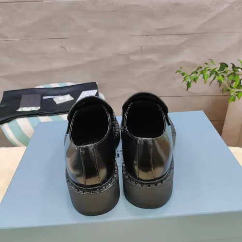 Replica Prada Leather Shoes For Men #1453231 $98.00 USD for Wholesale
