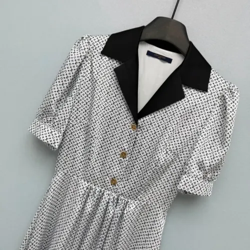 Replica Louis Vuitton LV Dresses Short Sleeved For Women #1453234 $128.00 USD for Wholesale
