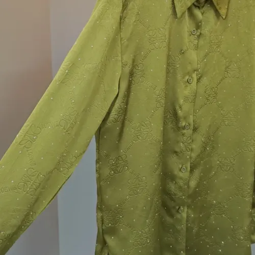 Replica LOEWE Pajamas Long Sleeved For Women #1453235 $92.00 USD for Wholesale