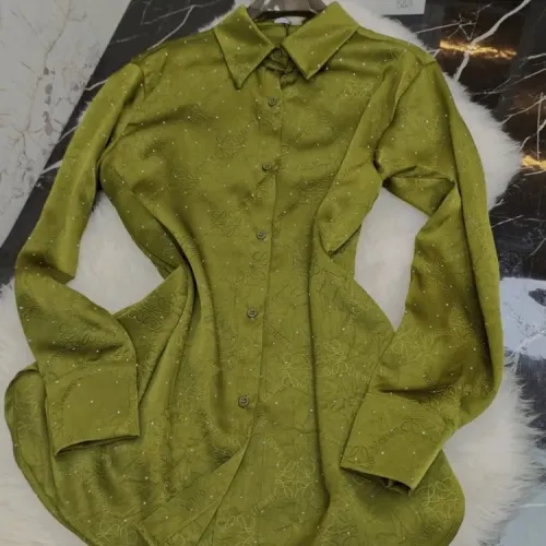 Replica LOEWE Pajamas Long Sleeved For Women #1453235 $92.00 USD for Wholesale