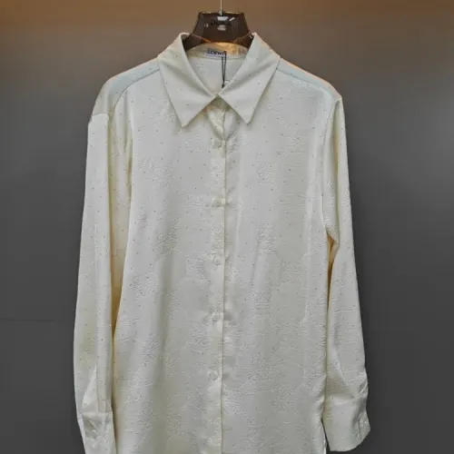 Replica LOEWE Pajamas Long Sleeved For Women #1453236 $92.00 USD for Wholesale