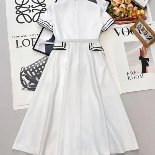 Replica Christian Dior Dresses Short Sleeved For Women #1453240 $140.00 USD for Wholesale