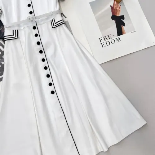 Replica Christian Dior Dresses Short Sleeved For Women #1453240 $140.00 USD for Wholesale