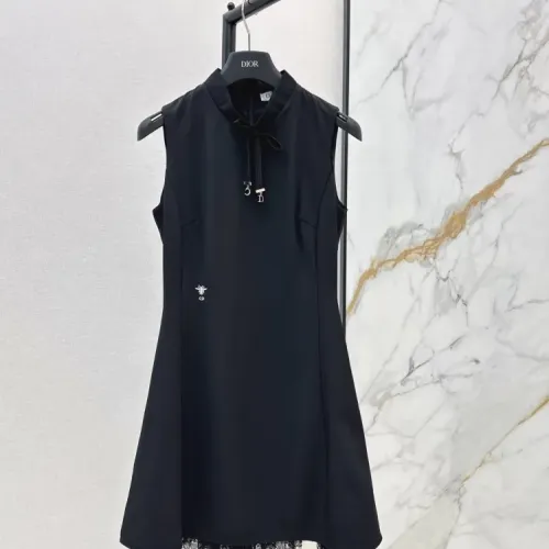 Wholesale Christian Dior Dresses Sleeveless For Women #1453243 $76.00 USD, Wholesale Quality Replica Christian Dior Dresses