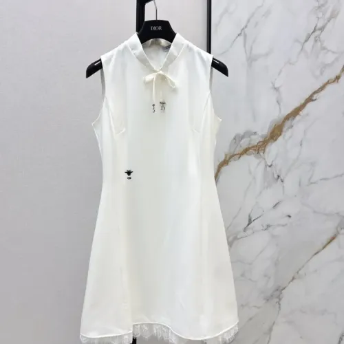 Wholesale Christian Dior Dresses Sleeveless For Women #1453244 $76.00 USD, Wholesale Quality Replica Christian Dior Dresses