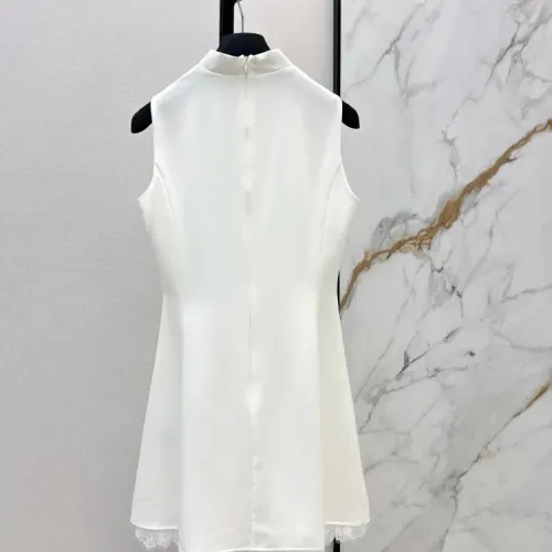 Replica Christian Dior Dresses Sleeveless For Women #1453244 $76.00 USD for Wholesale