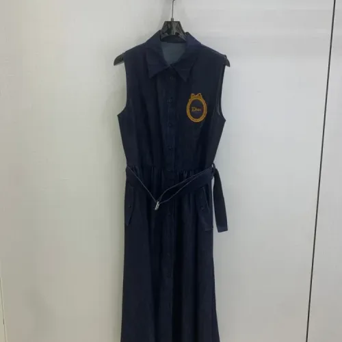 Wholesale Christian Dior Dresses Sleeveless For Women #1453248 $76.00 USD, Wholesale Quality Replica Christian Dior Dresses