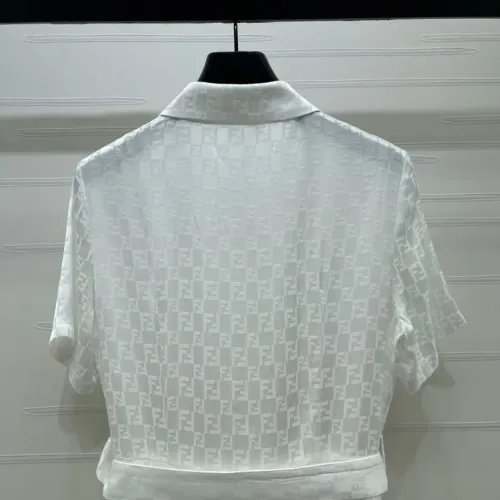 Replica Fendi Dresses Short Sleeved For Women #1453250 $80.00 USD for Wholesale