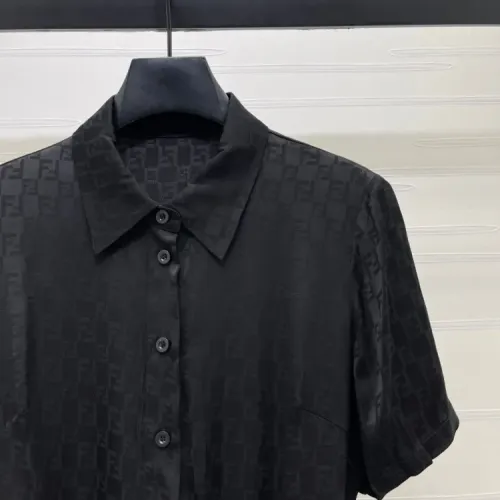 Replica Fendi Dresses Short Sleeved For Women #1453251 $80.00 USD for Wholesale